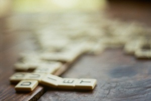 three line tales photo prompt: Scrabble tiles