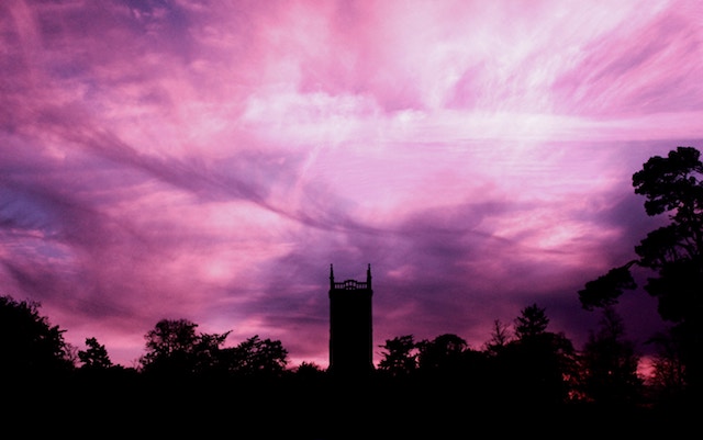 three lien tales week 99: a purple sky and a batman shaped belfry 